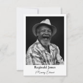 Foto Memorial Orthodox Christelijk Bedankkaart (Voorkant)