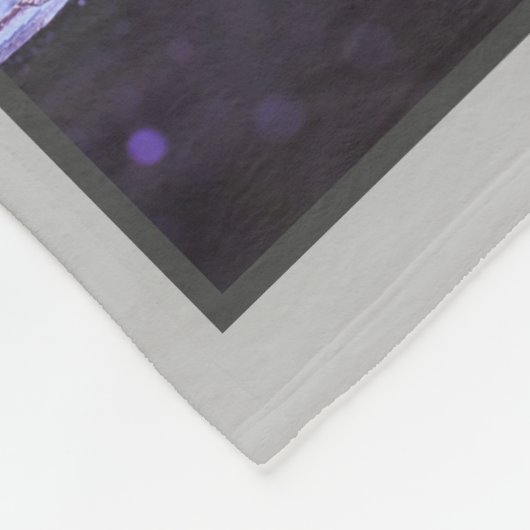 Foto Memorial Pet Blanket with Sentiand Name Fleece Deken (Hoek)