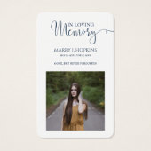 Foto Memorial Prayer-kaarten Visitekaartje (Voorkant)