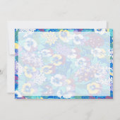 Foto Memorial Service of Funeral Invitations Kaart (Achterkant)