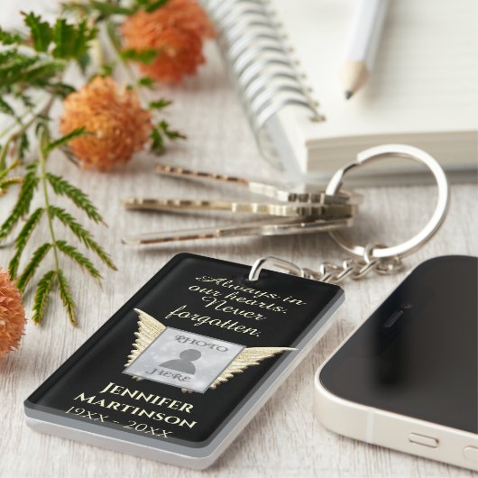 Foto Memorial Sleutelhanger (Voorkant Rechts)