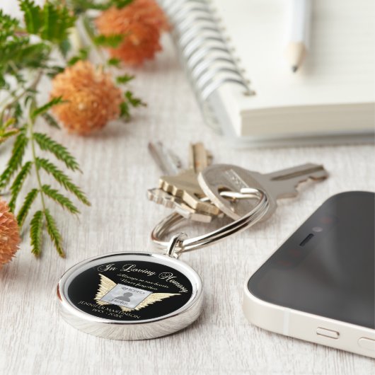 Foto Memorial Sleutelhanger (Zijkant)