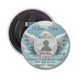 Foto Memorial Sympathy Button Flesopener