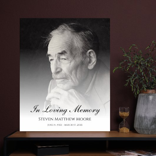 Foto Memorial tribute dood begrafenis Poster