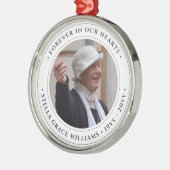 Foto Memorial Tribute Metalen Ornament (Links)