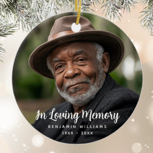 Foto Memorial Tribute Remembrance Keramisch Ornament