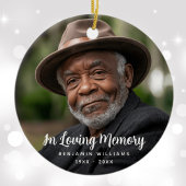 Foto Memorial Tribute Remembrance Keramisch Ornament