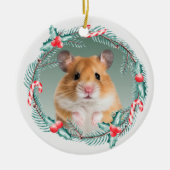 Foto Memorial vakantiekrans Keramisch Ornament (Voorkant)