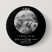 Foto Memorial Viering van het leven Begrafenisgesc Ronde Button 7,6 Cm (Voorkant)