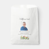 Foto Memorial Wildflower Seed begrafenis Bedankzakje (Voorkant)