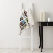 Foto Memories Best Dad Khaki Hearts Sherpa Deken (In situ)