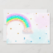 Foto: Mermicorn verjaardagsuitnodiging Mericorn Kaart (Achterkant)