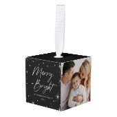 Foto Merry and Bright Black Decoratie (Voorkant hoekig)