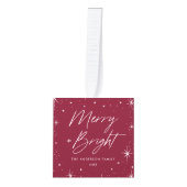 Foto Merry and Bright Cranberry Decoratie (Voorkant)