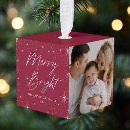 Foto Merry and Bright Cranberry Decoratie