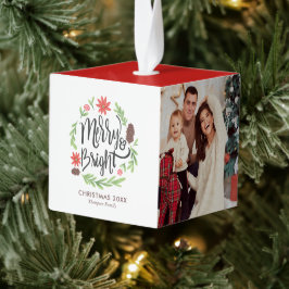 Foto "Merry and Bright" Festive Wreath 3 Decoratie