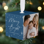 Foto Merry and Bright Navy Decoratie