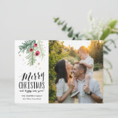 Foto Merry Berry Feestdagenkaart (Staand voorkant)