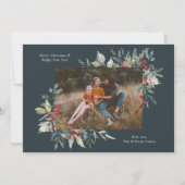 Foto Merry Christmas Botanicals Kaart (Voorkant)