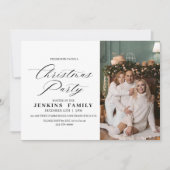 Foto Merry Christmas Party Invitations Kaarten (Voorkant)