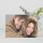 Foto Merry en Bright Feestdagenkaart (Staand voorkant)