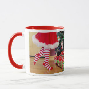 Foto Merry en Bright in Red Gift Coffee Mok
