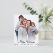 Foto Merry kerst - nieuw startpunt Feestdagenkaart (Staand voorkant)