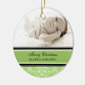 Foto Merry Kerstgrootouders Ornament Green (Links)