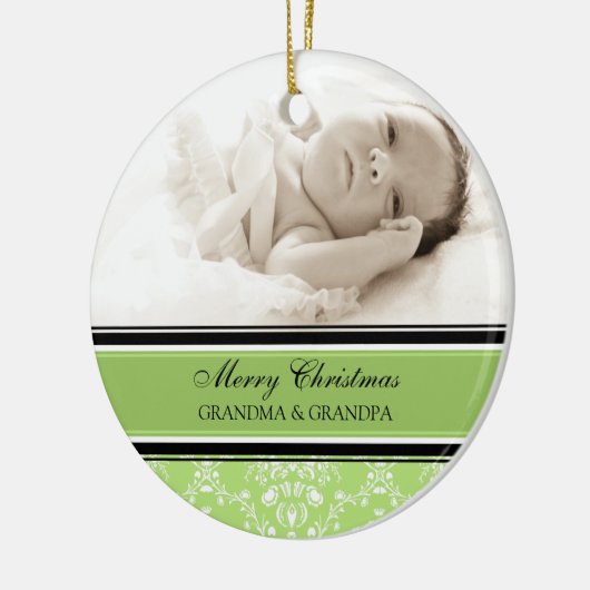 Foto Merry Kerstgrootouders Ornament Green (Links)