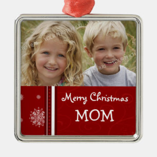 Foto Merry Kerstmis Mam Ornament