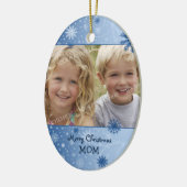 Foto Merry Kerstmis Mam Ornament (Links)