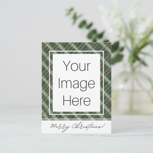 foto Merry Kerstmis Pset Briefkaart (Staand voorkant)