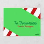 Foto Merry KerstSpaanse kerstfeestjes Briefkaart (Achterkant)