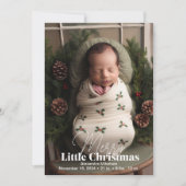 Foto: Merry Little Christmas Feestdagenkaart (Voorkant)