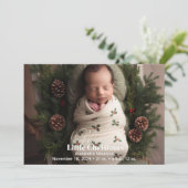 Foto: Merry Little Christmas Feestdagenkaart (Staand voorkant)