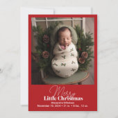 Foto: Merry Little Christmas Feestdagenkaart (Voorkant)