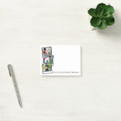 Foto met 3 foto's op maat post-it® notes (Kantoor)