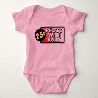 Foto met Baby Funny Romper Baby Humor