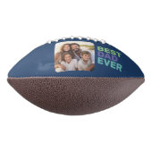 Foto met beste vader ooit - Whimsical Greep Blue American Football (Gedraaid 90)