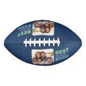 Foto met beste vader ooit - Whimsical Greep Blue American Football (Voorkant)