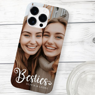 Foto met besties beste vrienden aangepaste namen iPhone 13 pro max hoesje
