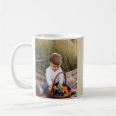 foto met cadeau kleinkind simpel koffiemok (Links)