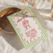 Foto met de hand getekend Kleurrijke Strepen 50e v Kaart