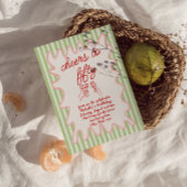 Foto met de hand getekend Kleurrijke Strepen 50e v Kaart