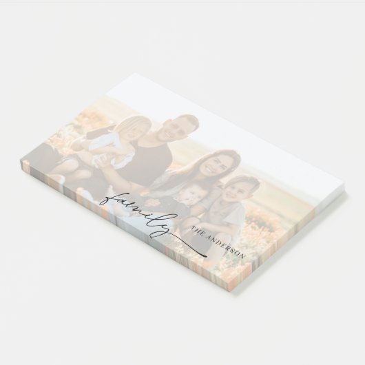 Foto met de naam Persoonlijke Faded Post-it Nota's Post-it® Notes (Schuin)