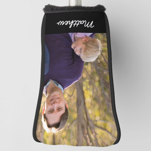 Foto met de naam van het Monogrammed Manuscript Golfheadcover (Draai 90)