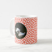 Foto met driehoekachtergrond omwisselen koffiemok (Voorkant links)