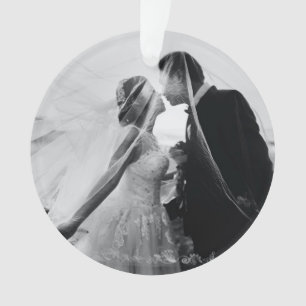 Foto met eerste kerstman Wife Kerstman Ornament