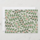 Foto met enorme MERRY script witte bedekking - tau Feestdagenkaart (Achterkant)