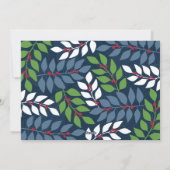 Foto met enorme MERRY script witte overlay - marin Feestdagenkaart (Achterkant)